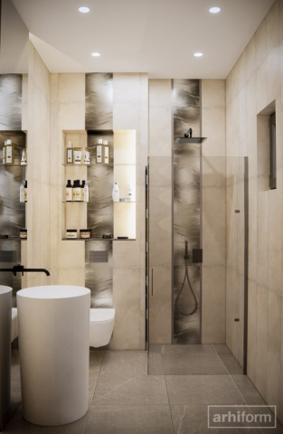 Design interior Baie casa Targu Mures